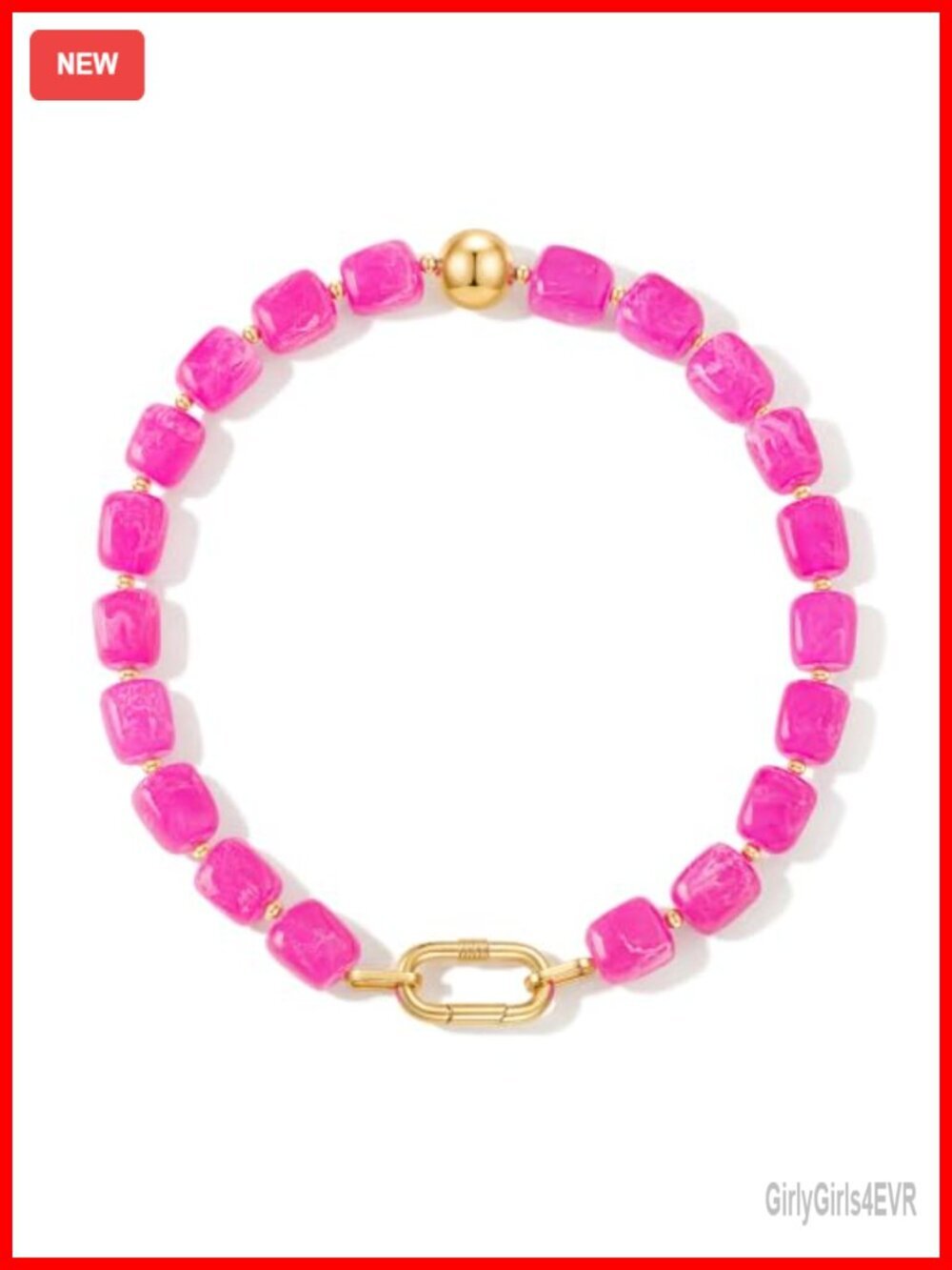 Chunky Beaded Choker Necklace Women Summer Jewelry Boho